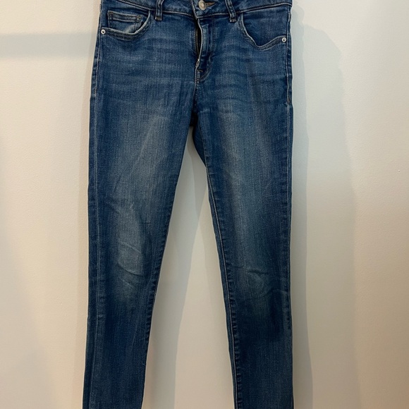 DL1961 Women's Florence Instasculpt Skinny Jeans in Deep Blue - Picture 1 of 3
